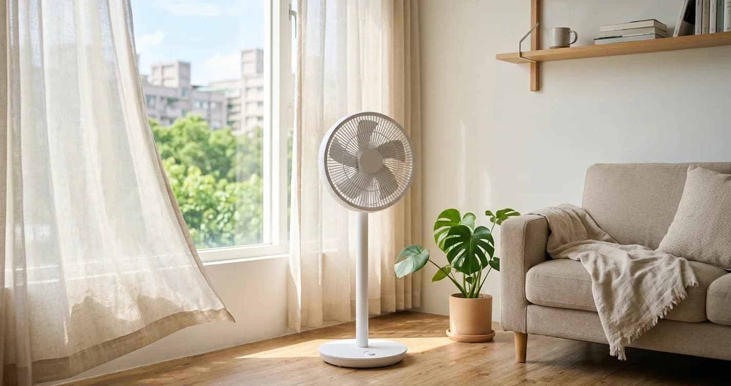 【2026】電風扇推薦｜5款循環扇比較，靜音省電租屋族必看