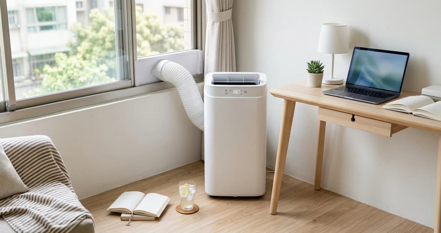 【2026】移動式冷氣推薦｜5款實測比較，租屋族免安裝也能涼一夏！