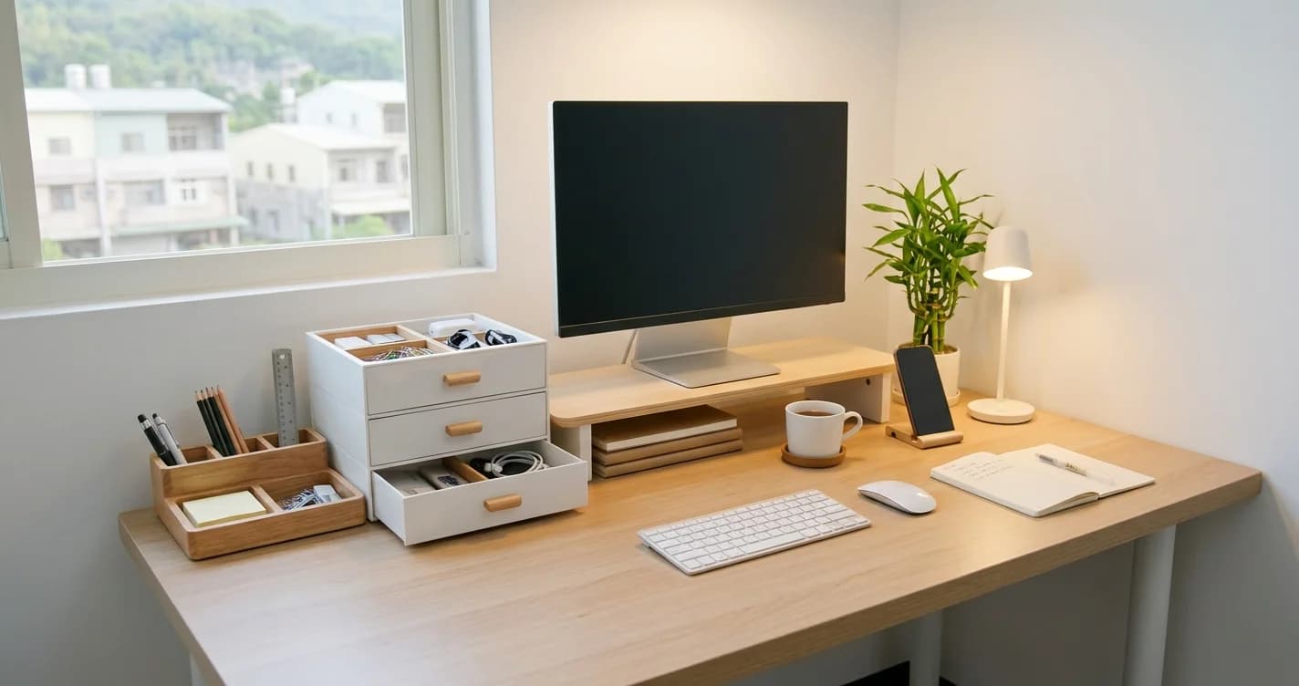 【2026】書桌收納推薦｜5款熱銷整理神器，桌面清爽不再亂！