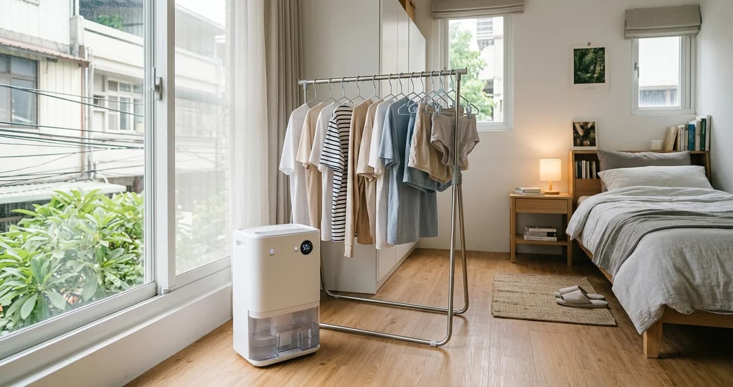 【2026】小坪數除濕機推薦｜4款實測，套房租屋最佳選擇