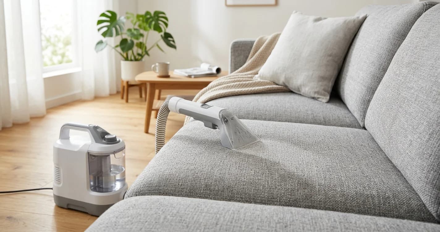 【2026】沙發清潔機推薦｜3款實測，布藝沙發深層去污必備